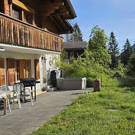Hot Tub And Sauna With Garden Views And Near Gondola Diemtigen